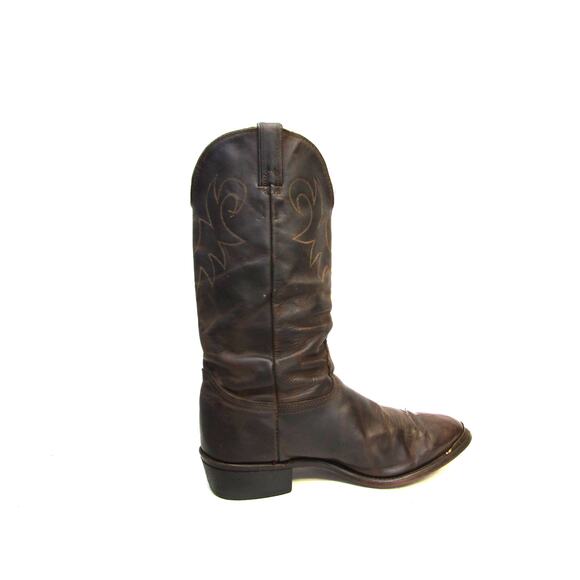 DURANGO Mens Size 10.5 EE Brown Leather Slouch Cowboy Western Boots main image 6